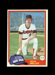 1981 RICK MILLER O-PEE-CHEE #239 RED SOX *R9137