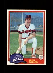 1981 RICK MILLER O-PEE-CHEE #239 RED SOX *R9138