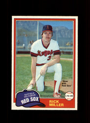 1981 RICK MILLER O-PEE-CHEE #239 RED SOX *R9139