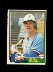 1981 BARRY BONNELL O-PEE-CHEE #82 BLUE JAYS *R9144