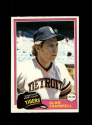 1981 ALAN TRAMMELL O-PEE-CHEE #133 TIGERS *R9153