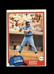 1981 BARRY FOOTE O-PEE-CHEE #305 CUBS *R9168