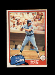 1981 BARRY FOOTE O-PEE-CHEE #305 CUBS *R9169