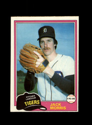 1981 JACK MORRIS O-PEE-CHEE #284 TIGERS *R9174