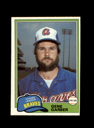 1981 GENE GARBER O-PEE-CHEE #307 BRAVES *R9175