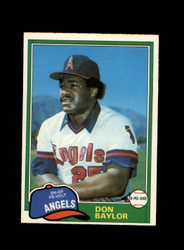 1981 DON BAYLOR O-PEE-CHEE #309 ANGELS *R9189