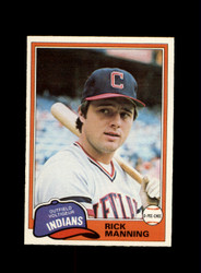 1981 RICK MANNING O-PEE-CHEE #308 INDIANS *R9192