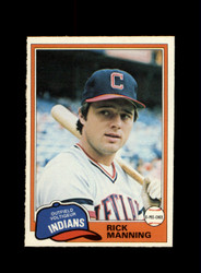 1981 RICK MANNING O-PEE-CHEE #308 INDIANS *R9193