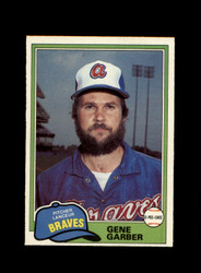 1981 GENE GARBER O-PEE-CHEE #307 BRAVES *R9195