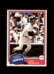 1981 LOU PINIELLA O-PEE-CHEE #306 YANKEES *R9199