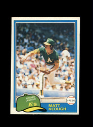 1981 MATT KEOUGH O-PEE-CHEE #301 A'S *R9205