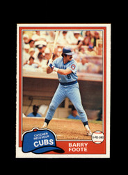 1981 BARRY FOOTE O-PEE-CHEE #305 CUBS *R9223