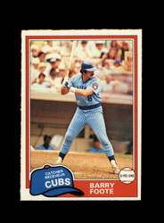 1981 BARRY FOOTE O-PEE-CHEE #305 CUBS *R9224