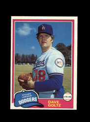 1981 DAVE GOLTZ O-PEE-CHEE #289 DODGERS *R9254