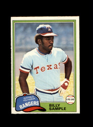 1981 BILLY SAMPLE O-PEE-CHEE #283 RANGERS *R9273