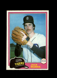 1981 JACK MORRIS O-PEE-CHEE #284 TIGERS *R9274