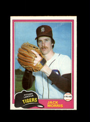 1981 JACK MORRIS O-PEE-CHEE #284 TIGERS *R9275