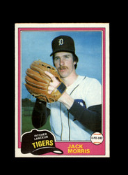 1981 JACK MORRIS O-PEE-CHEE #284 TIGERS *R9276