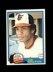 1981 KEN SINGLETON O-PEE-CHEE #281 ORIOLES *R9277