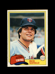 1981 RICK SOFIELD O-PEE-CHEE #278 TWINS *G0789