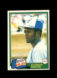 1981 ALFREDO GRIFFIN O-PEE-CHEE #277 BLUE JAYS *G0874