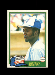 1981 ALFREDO GRIFFIN O-PEE-CHEE #277 BLUE JAYS *G1233