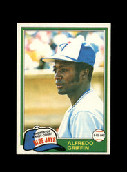 1981 ALFREDO GRIFFIN O-PEE-CHEE #277 BLUE JAYS *G1547