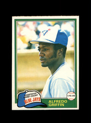 1981 ALFREDO GRIFFIN O-PEE-CHEE #277 BLUE JAYS *G1559