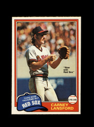 1981 CARNEY LANSFORD O-PEE-CHEE #245 RED SOX *G3832