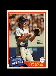 1981 CARNEY LANSFORD O-PEE-CHEE #245 RED SOX *G3880