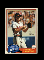 1981 CARNEY LANSFORD O-PEE-CHEE #245 RED SOX *G3983