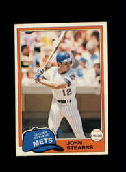 1981 JOHN STEARNS O-PEE-CHEE #255 METS *G5059