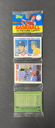 1982 TOPPS RACK PACK⭐RYAN/McCATTY YAZ TOP - P.ROSE FRANCONA RC BACK