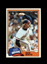 1981 RICK WAITS O-PEE-CHEE #258 INDIANS *G5922