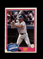 1981 RON CEY O-PEE-CHEE #260 DODGERS *G6296