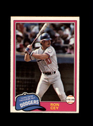 1981 RON CEY O-PEE-CHEE #260 DODGERS *G6357