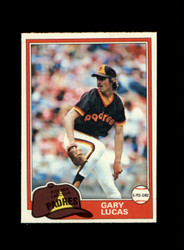 1981 GARY LUCAS O-PEE-CHEE #259 PADRES *G6527