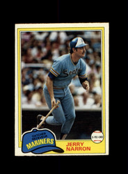 1981 JERRY NARRON O-PEE-CHEE #249 MARINERS *G8403