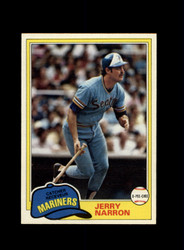 1981 JERRY NARRON O-PEE-CHEE #249 MARINERS *G8430