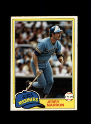 1981 JERRY NARRON O-PEE-CHEE #249 MARINERS *G8454