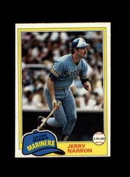 1981 JERRY NARRON O-PEE-CHEE #249 MARINERS *G8462