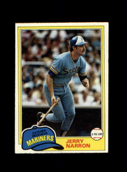 1981 JERRY NARRON O-PEE-CHEE #249 MARINERS *G8465