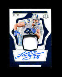 2023 LUKE SCHOONMAKER NATIONAL TREASURES COWBOYS ROOKIE GLOVES SIGNATURES 21/25 *R7037