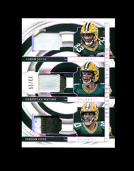 2023 JONES WATSON LOVE NATIONAL TREASURES PACKERS PATCHES 13/25 *R7039