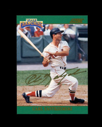 1992 CARL YASTRZEMSKI SCORE THE FRANCHISE /2000 AUTO RED SOX *R7043