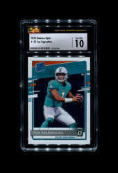 2020 TUA TAGOVAILOA OPTIC #152 ROOKIE DOLPHINS CSG 10