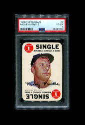 1968 MICKEY MANTLE TOPPS #2 YANKEES PSA 4