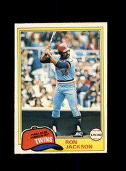 1981 RON JACKSON O-PEE-CHEE #271 TWINS *1583