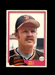 1981 MILT MAY O-PEE-CHEE #273 GIANTS *1898