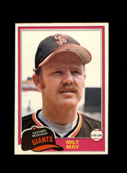 1981 MILT MAY O-PEE-CHEE #273 GIANTS *2036